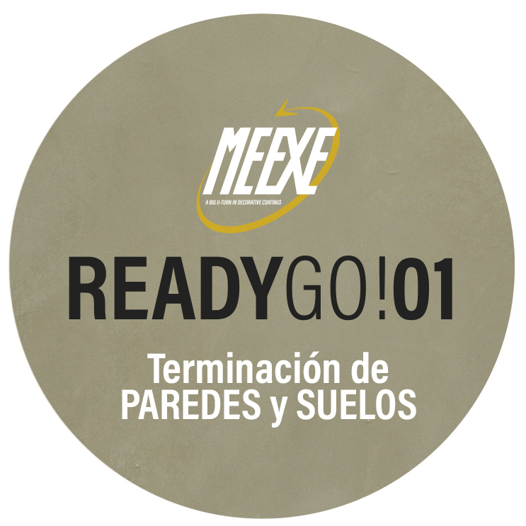 Logo del microcemento listo al uso Meexe Ready Go! 01